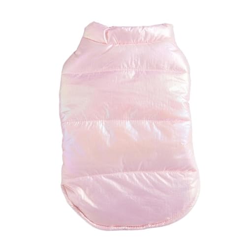 Winter Haustier Kleidung for kleine Hunde Welpen Hund Jacke Weste Mantel Kleidung warm(Pink,XL) von VRKRTVBLB