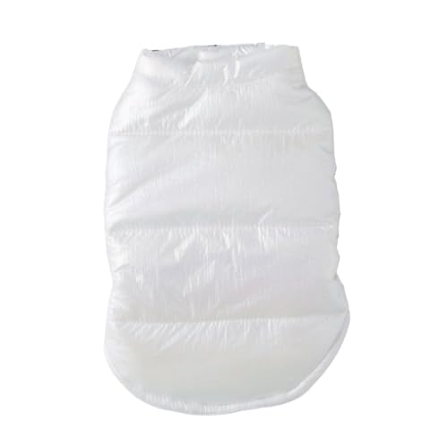 Winter Haustier Kleidung for kleine Hunde Welpen Hund Jacke Weste Mantel Kleidung warm(White,XS) von VRKRTVBLB