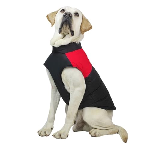 Winter Haustier Mantel Hund Kleidung Warme Regenschutz Insgesamt Traktion Baumwolle Dicke Große Weste(2,3XL) von VRKRTVBLB