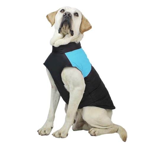 Winter Haustier Mantel Hund Kleidung Warme Regenschutz Insgesamt Traktion Baumwolle Dicke Große Weste(3,4XL) von VRKRTVBLB