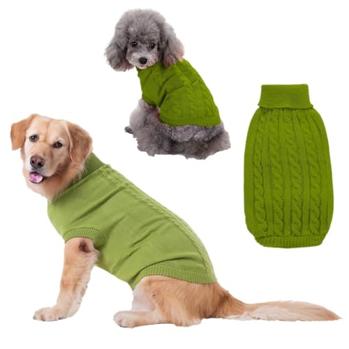 Winterkleidung for Hunde, gestrickt, for kleine und mittelgroße Hunde und Katzen(8,M) von VRKRTVBLB
