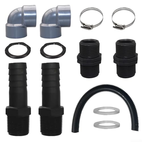 13-teiliges Kunststoff-Anschluss-Set 25mm für Regentonnen und Schläuche mit Dichtung 13-teiliges Kunststoff-Anschluss-Set 25mm für Regentonnen und Schläuche mit Dichtung von VRTYVEYBB