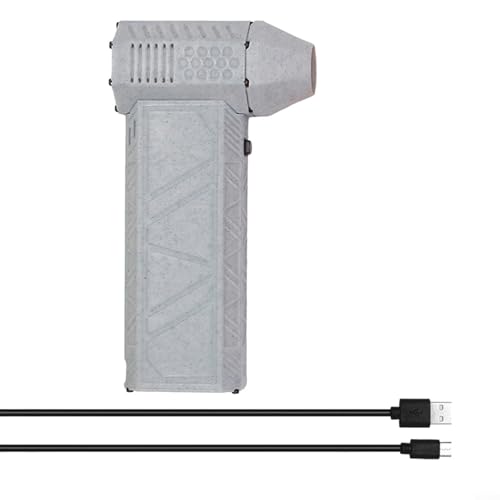 150W Super Power Turbo Lüfter - 50M/s Hurricane Windgeschwindigkeit (Level 15) - 120.000 U/min bürstenloser Motor - 3 Geschwindigkeiten einstellbar mit Bremskühlung - 8H Laufzeit Dual 2500mAh von VRTYVEYBB