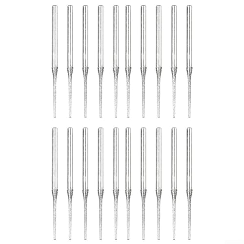 20 Stück 1 0 mm Bohrer mit 2 35 mm Schaft für Glas, Jade, Bernsteinglas, Lochbohrung, geeignet für detaillierte Designarbeiten und Materialentfernung 20 Stück 1 0 mm Bohrer mit 2 35 mm Schaft für Glas, Jade, Bernsteinglas, Lochbohrung, geeignet für detaillierte Designarbeiten und Materialentfernung von VRTYVEYBB