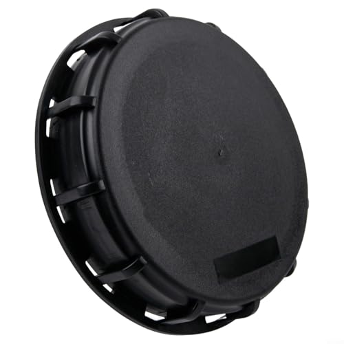 275330 Gallonen Tote Cover Deckel Kappe 163 mm mit Dichtung, kompatibel mit für Schutz und mehrere Bulk Storage Container Marken (schwarz) von VRTYVEYBB