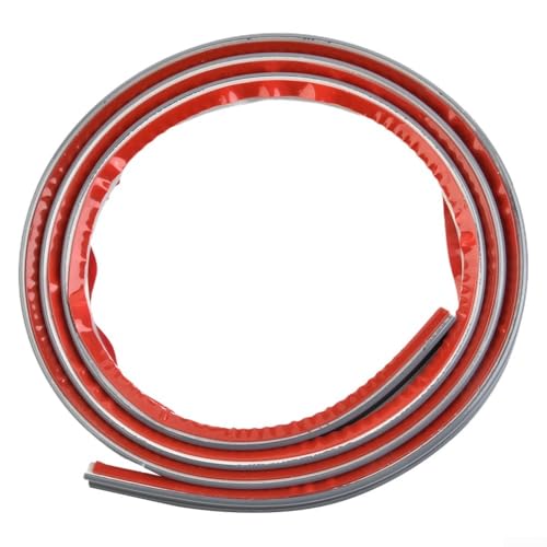 3D-geprägte PVC-Sockelleiste, 1 m, für Wand- und Balkondekoration, wasserdichtes und ölbeständiges Material (grau) von VRTYVEYBB