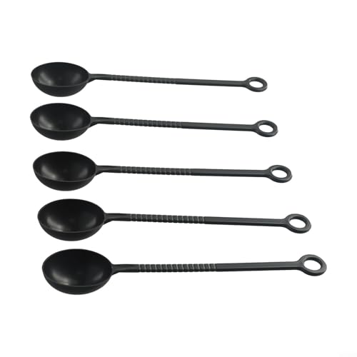 5 biegbare Löffel zum Messen von Eis, Milch und Teeblättern, kompatibel mit verschiedenen Maschinen 5 biegbare Löffel zum Messen von Eis, Milch und Teeblättern, kompatibel mit verschiedenen Maschinen von VRTYVEYBB