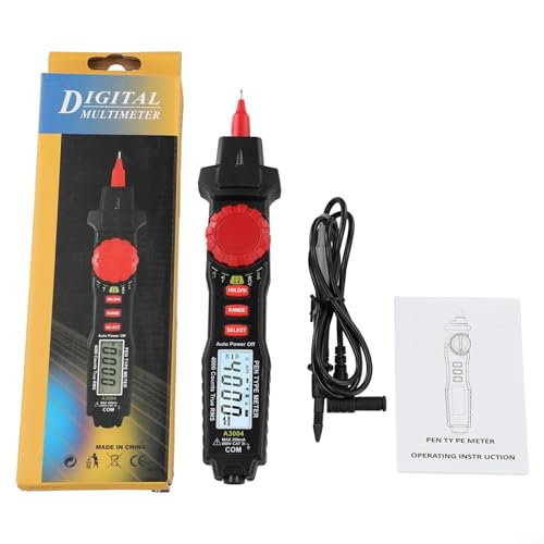 A3004 Multimeter mit berührungslosem Spannungsprüfer und 4000 Counts Display für sichere elektrische Messungen A3004 Multimeter mit berührungslosem Spannungsprüfer und 4000 Counts Display für sichere elektrische Messungen von VRTYVEYBB
