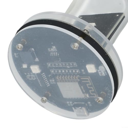Ästhetischer Glow Tube Smart Wecker mit Netzwerkfunktionen, genaue Zeit und Wetter zu jeder Zeit von VRTYVEYBB