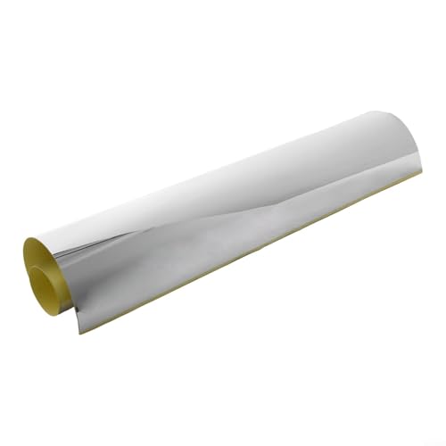 Abnehmbare Wandaufkleber aus PET-Material für Heimdekoration, reflektierend, für einen helleren und geräumigen Look in verschiedenen Innenräumen (0,1 mm) 50 x 200 cm von VRTYVEYBB