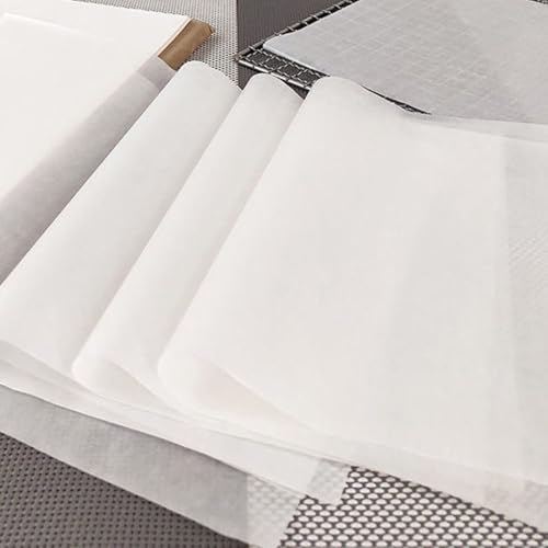 Air Fryer Liner Paper 100Pcs Nonstick Baking Sheets, Heat Resistant Cooking Liners for Oven and Steamer (9 Inch) von VRTYVEYBB