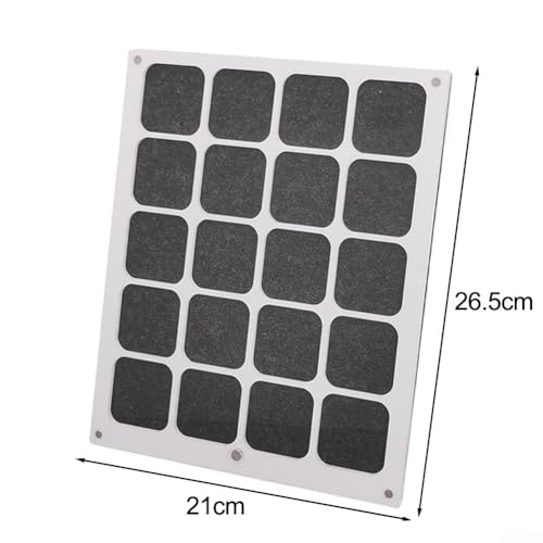Aufbewahrungsbox aus Acryl für Abzeichen und Medaillen bietet sichere Präsentation und bequemen Zugang mit einem schlanken Design für verschiedene Umgebungen (klein weiß) von VRTYVEYBB