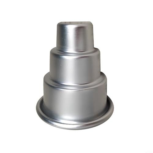 Backen Sie mit Vertrauen, 3-lagige Aluminium-Kuchenform für antihaftbeschichtete Backform (groß) von VRTYVEYBB
