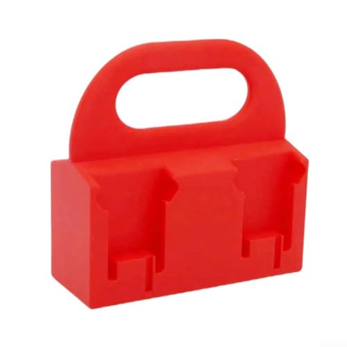 Batteriehalter-Adapter für 48111862 48111880 18 V Batterie-Aufbewahrungsregal, kompatibel mit mehreren 18-V-Batterie-Modellen, hergestellt aus robustem ABS-Kunststoff für lange Lebensdauer (rot) von VRTYVEYBB
