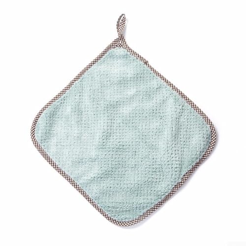 Coral Velvet saugfähige Handtücher für Küche und Zuhause, dicke Geschirrtücher zum Abwischen von Öl, Schmutz und Glas (grün) von VRTYVEYBB