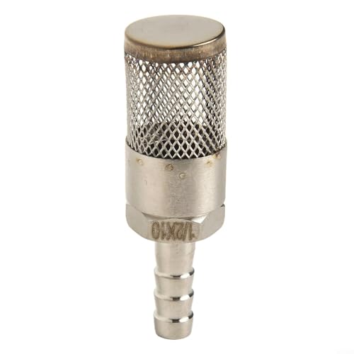Edelstahl 304 Sieb, Schlauchfilter für effizientes Pumpen und Filtration, 6 mm, 18 mm (10 mm) von VRTYVEYBB