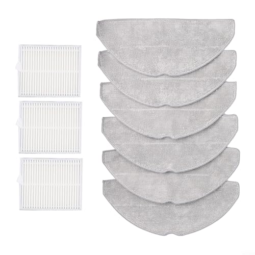 Effektives Filtersystem Ersatzfilter und Wischmopp-Pads, kompatibel mit Roboter-Staubsaugern wie Lubluelu für L20 und Honiture V8 Pro Effektives Filtersystem Ersatzfilter und Wischmopp-Pads, kompatibel mit Roboter-Staubsaugern wie Lubluelu für L20 und Honiture V8 Pro von VRTYVEYBB