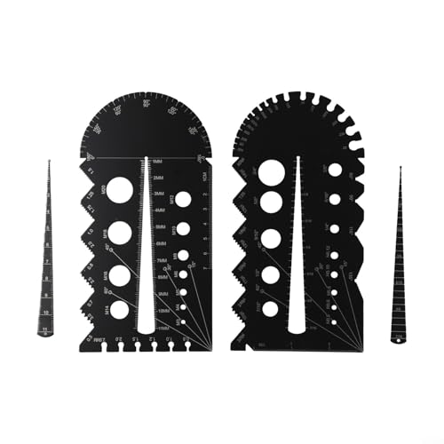Effizientes Schraubenlehre für Gewindemessung, Aluminiumlegierung für metrische und imperiale für Präzision Effizientes Schraubenlehre für Gewindemessung, Aluminiumlegierung für metrische und imperiale für Präzision von VRTYVEYBB
