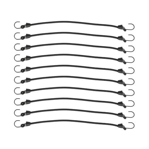Eine Sammlung von zehn elastischen Bungees mit einer optimalen Größe von dreißig Zentimetern zum Verpacken (2) von VRTYVEYBB