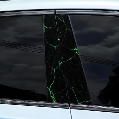 Einzigartiger, wasserdichter Aufkleber für Autotür, B-Säule, stilvolles 3D-Design für Fahrzeug-Upgrade (E) von VRTYVEYBB