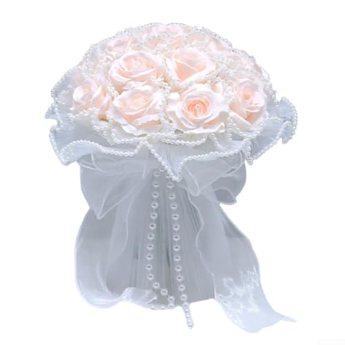 Eleganter Rosenstrauß für Hochzeiten im Freien und lebensechtes Blumendesign (Rosa) von VRTYVEYBB
