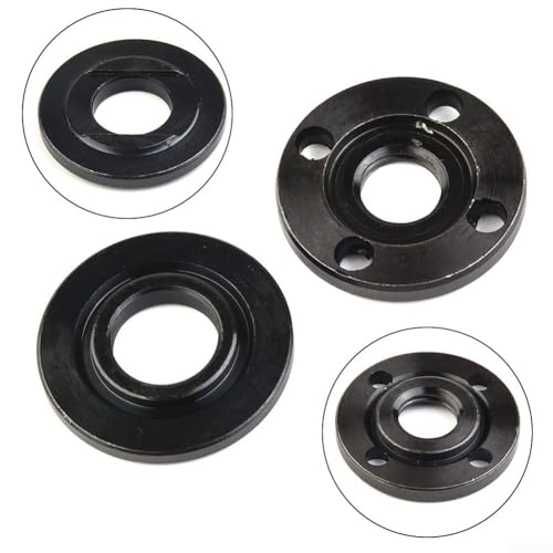 Flanschmutter-Werkzeug-Set zum Ersatz von M14-Gewinde-Winkelschleifern, innere äußere Muttern, 40 mm Durchmesser, Stiftantriebslöcher, 30 mm Abstand, kompatibel mit 14 mm Spindelgewinde von VRTYVEYBB