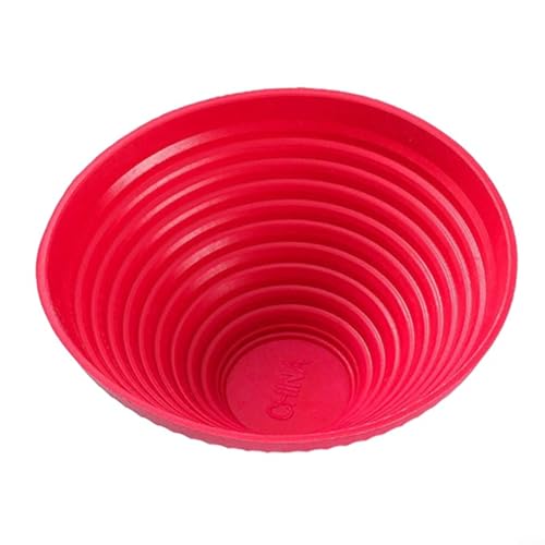 Flexibler Gummi-Flaschenöffner mit Anti-Rutsch-Funktionen für sicheres Öffnen des Behälters (rot) von VRTYVEYBB