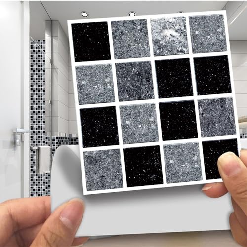 Fliesenaufkleber für Badezimmer und Küche, wasserdicht, Mosaik-Wandaufkleber für stilvolle Wohnkultur (8#) von VRTYVEYBB