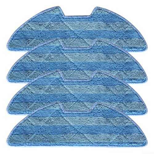 Für Blaupunkt For Bluebot For Xtreme Vacuum Mop Cloth Replacement Kit 4 or 10 Pieces Microfiber Designed for Long Service Life (4 Pack) von VRTYVEYBB