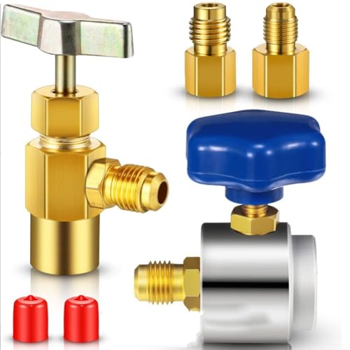 Für R134A Spender Flaschenöffner mit einfacher Installation Vakuumpumpe Adapter von VRTYVEYBB