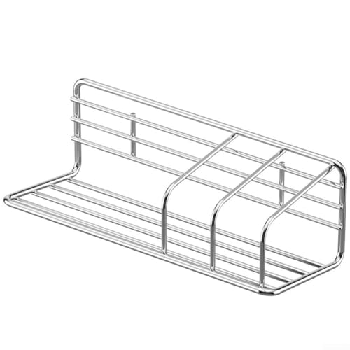 Funktionaler Küchenspüle-Organizer aus Edelstahl mit Wandhalterung, platzsparendes Design für kleine Bereiche von VRTYVEYBB