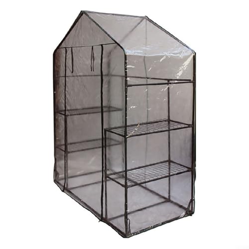 Gewächshaus-Kunststoffabdeckung für verbessertes Pflanzenwachstum und Schutz vor schlechtem Wetter (3 m x 5 m) von VRTYVEYBB