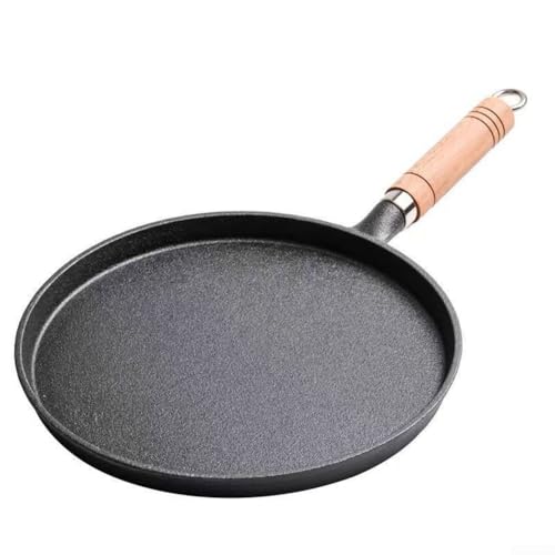 Gusseisenpfanne mit Holzgriff für die Zubereitung von Pfannkuchen zu Hause, entworfen für komfortables und effizientes Kochen (26) von VRTYVEYBB