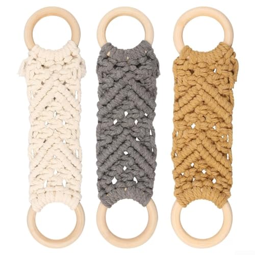 Handtuchhalter-Ring mit handwerklicher Handwerkskunst, perfekte Lösung, um Handtücher in Küchen oder Badezimmern ordentlich zu halten (Mix) von VRTYVEYBB