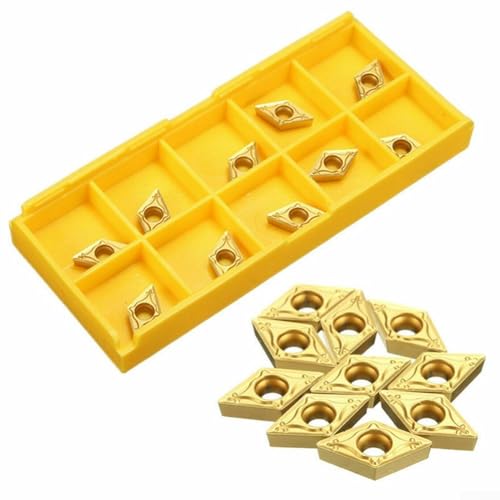 Hartmetall-Bearbeitungseinsätze 10 Stück Modell DCMT070208, beste Wahl für industrielle Anwendungen von VRTYVEYBB