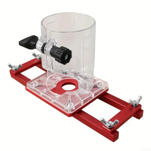 Holzschneider-Fräser-Basis, 2-in-1, Aluminiumlegierung zum Schlitzen, zum Anfasen und Hobeln, passend für 65 mm Durchmesser Hobel und Bretter mit einer Dicke von 0 bis 40 mm von VRTYVEYBB