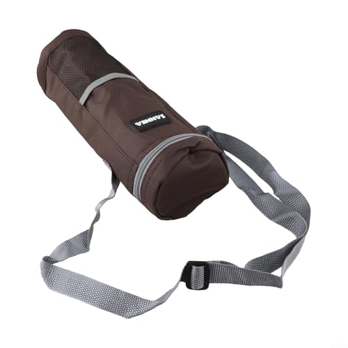 Isolierte Wasserflaschentasche für Outdoor-Camping, mit langem Gurt für einfachen Transport und Zugänglichkeit (2 l, grau) von VRTYVEYBB