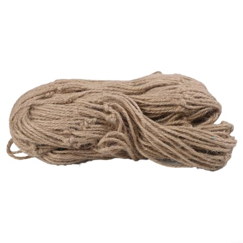 Juteseil Rankgitter zur Unterstützung von Kletterpflanzen und Gemüse im Garten im Freien (2 x 5 m) von VRTYVEYBB