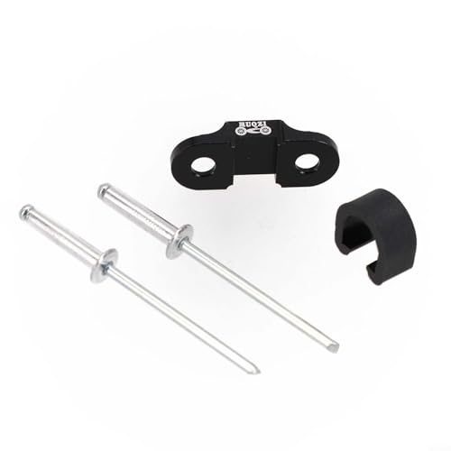 Kabel-Management-Clips aus Aluminiumlegierung für Ihre Fahrradbremsen (schwarz) von VRTYVEYBB