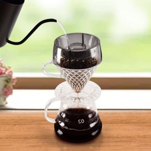 Kaffee-Hand-Tropffilterkappe, entworfen für genauen Wasserfluss und Geschmackskonsistenz Kaffee-Hand-Tropffilterkappe, entworfen für genauen Wasserfluss und Geschmackskonsistenz von VRTYVEYBB