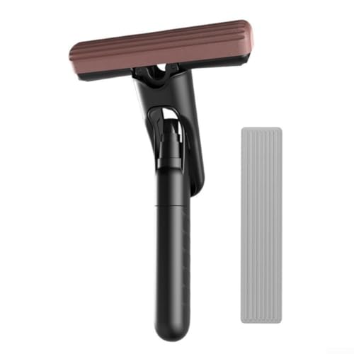 Kompakter, wasserabsorbierender Wischmopp mit Sprühfunktion, perfekt für schnelle Reinigung (B Schwarz) von VRTYVEYBB