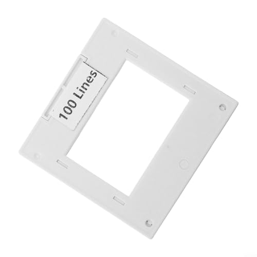 Kunststoffrahmen Transmission Beugungsgitter Spektrophotometer mit 50/100/300/600 Linien für optische und lehrende Experimente (100 Linien/mm) von VRTYVEYBB
