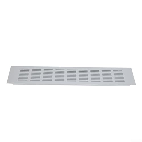 Lüftungsgitter, Aluminium, Lüftungsschlitz, Abdeckung für Schuhschränke, Kleiderschränke und Badezimmertüren (80 x 400 mm) von VRTYVEYBB