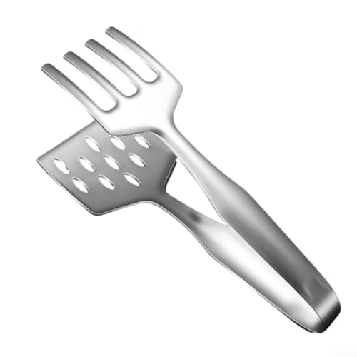 Mehrzweck-Kochzange aus Edelstahl, Werkzeug zum Wenden von Steaks bei Ihrer nächsten Grillveranstaltung (B) von VRTYVEYBB