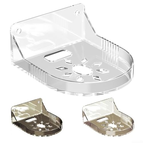 Multifunktionales Wandregal für Oberfräsen und Set-Top-Boxen, einfache Installation ohne Bohren, moderne minimalistische Aufbewahrungslösung (braun) von VRTYVEYBB