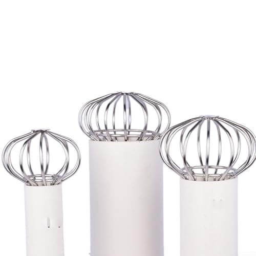 Outdoor Drainage Solutions Edelstahlkappe zur Vermeidung von Laubansammlungen auf Balkonen (50 mm) von VRTYVEYBB