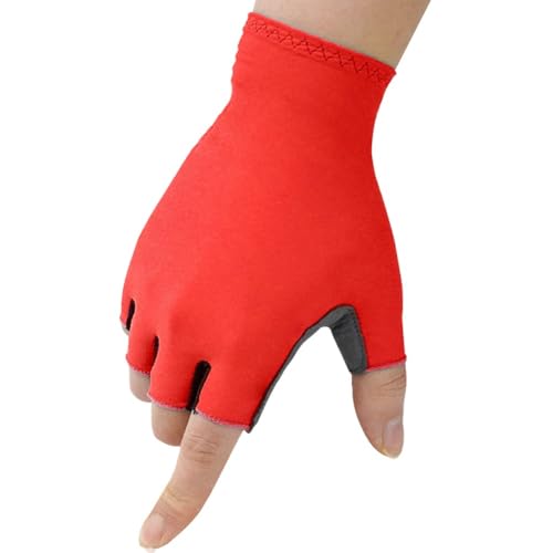 Professionelle atmungsaktive Fahrradhandschuhe, entworfen für Männer und Frauen mit Feuchtigkeitstransport und Anti-Rutsch-Funktionen (XL Rot) von VRTYVEYBB