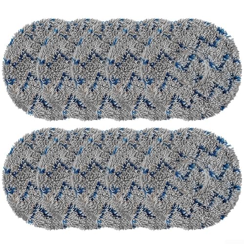 Reinigungszubehör für Deebot Saugroboter inkl. 10 Ersatz-Mopp-Lappen für Effizienz (dunkelgrau) von VRTYVEYBB