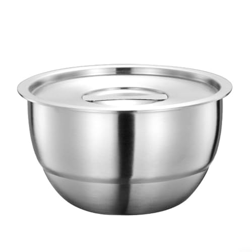 Reisschale aus Edelstahl mit Deckel für gesundes Kochen und einfache Reinigung Reisschale aus Edelstahl mit Deckel für gesundes Kochen und einfache Reinigung von VRTYVEYBB