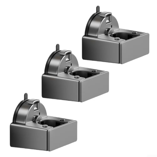 Repositionierbares Wischmopp-Organizer-Set, 3 Stück Wandhalterungen mit fortschrittlicher Saug-Technologie (A) von VRTYVEYBB